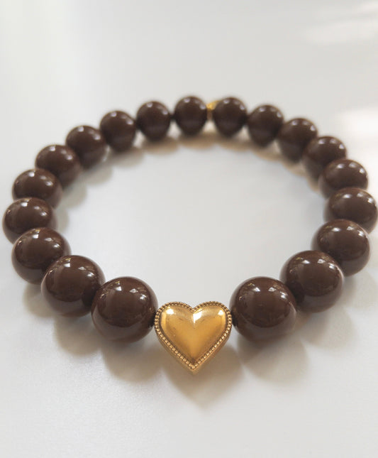 Pretty Dark Chocolate Necklace