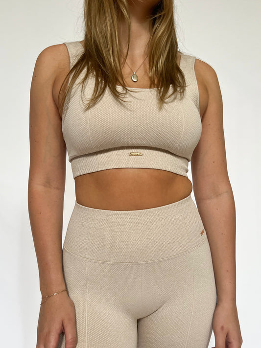 Comfort Sleek Sports Bra Taupe