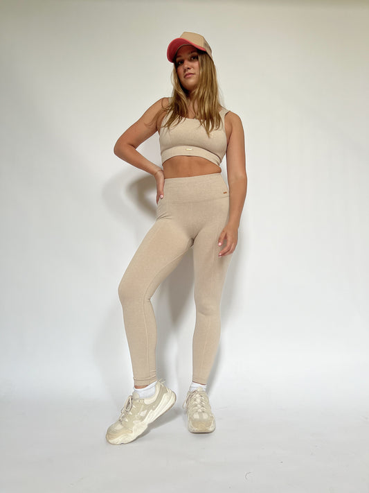 Comfort Sleek Legging Taupe