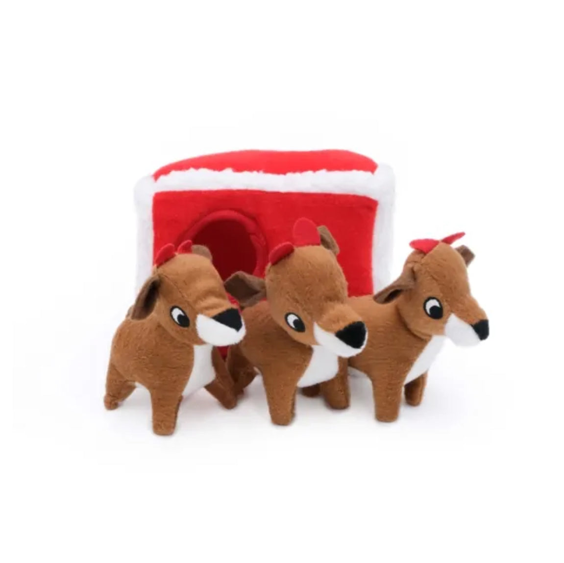 Reindeer Pen - Holiday Zippy Burrow Toy