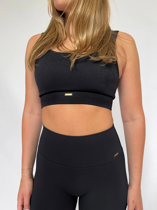 Comfort Sleek Sports Bra Black