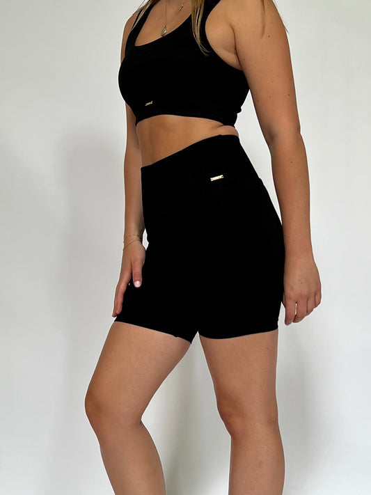 Comfort Sleek Biker Short Black