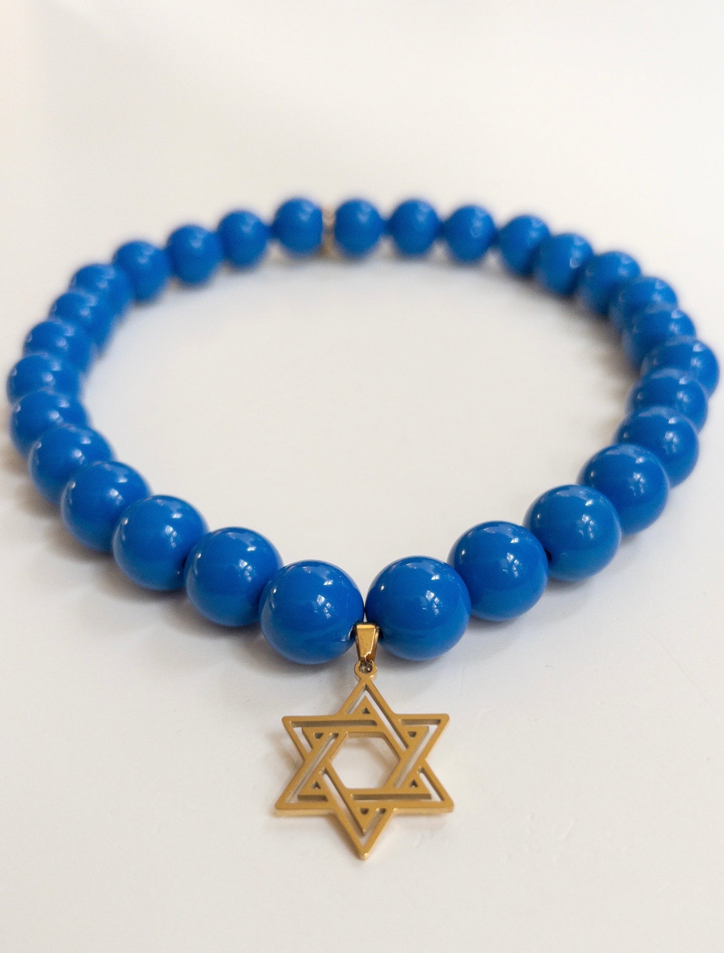 Pretty Light Royal Hanukkah Skinny Necklace