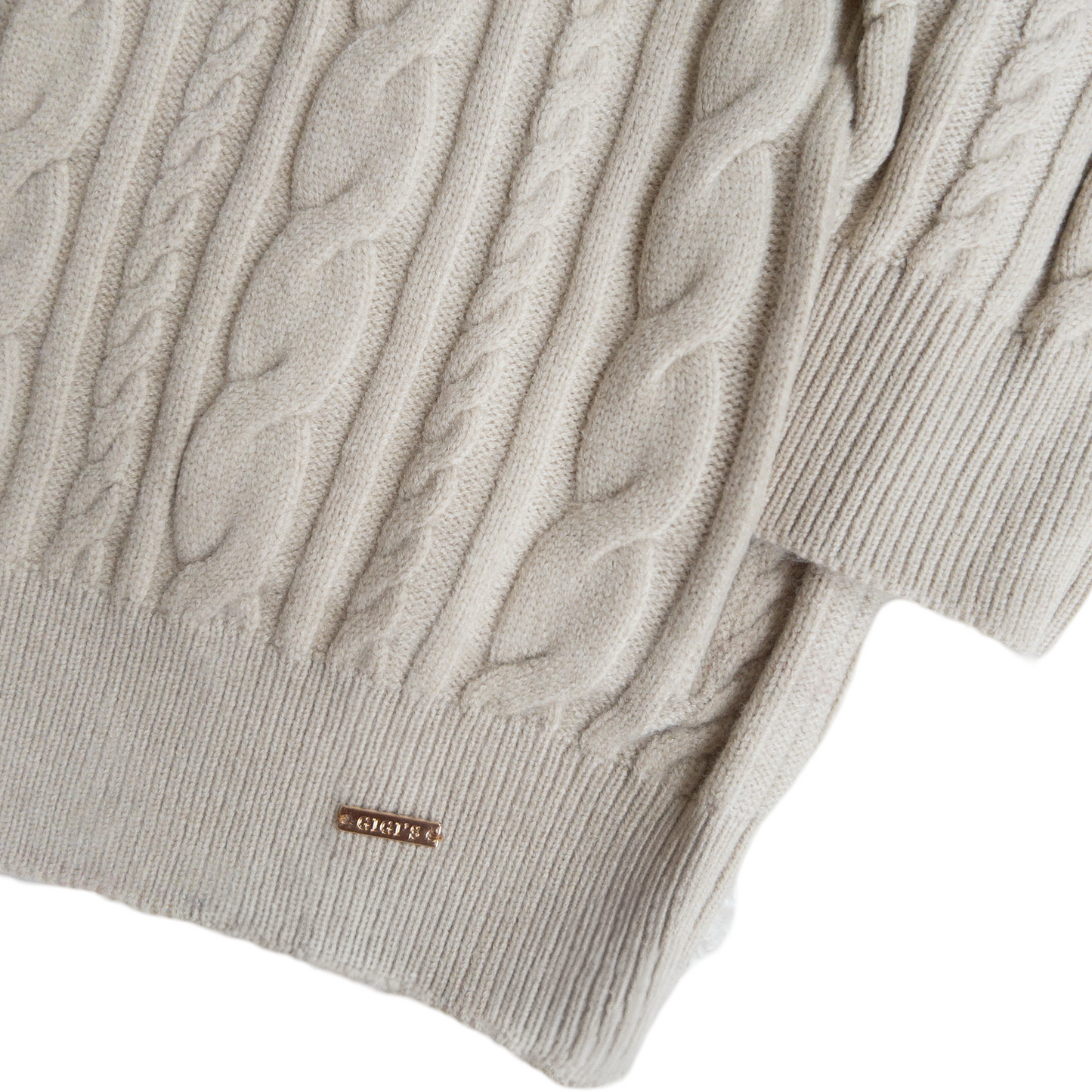 Cable Cache Oatmeal Cardigan