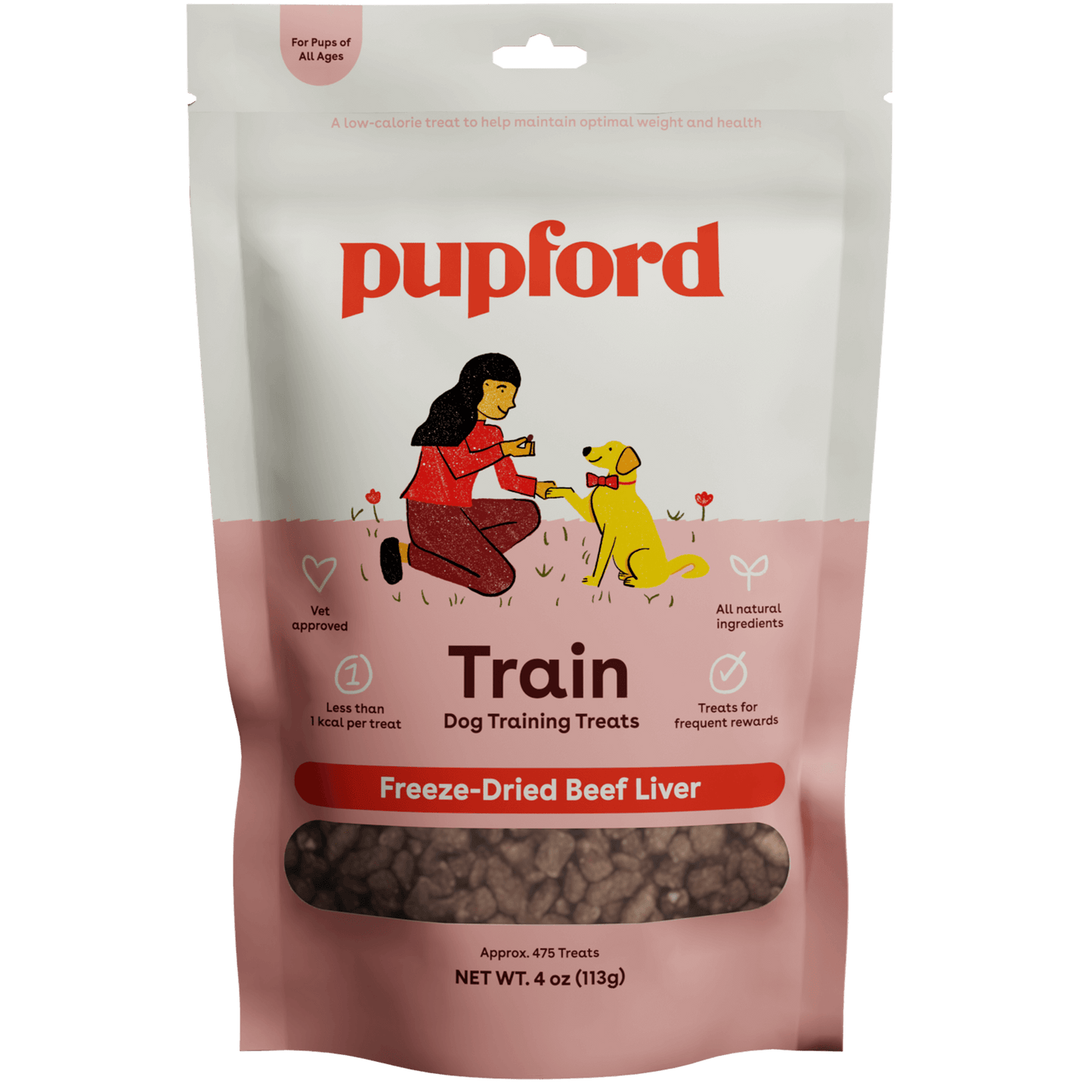 Pupford Train Freeze Dried Beef Liver