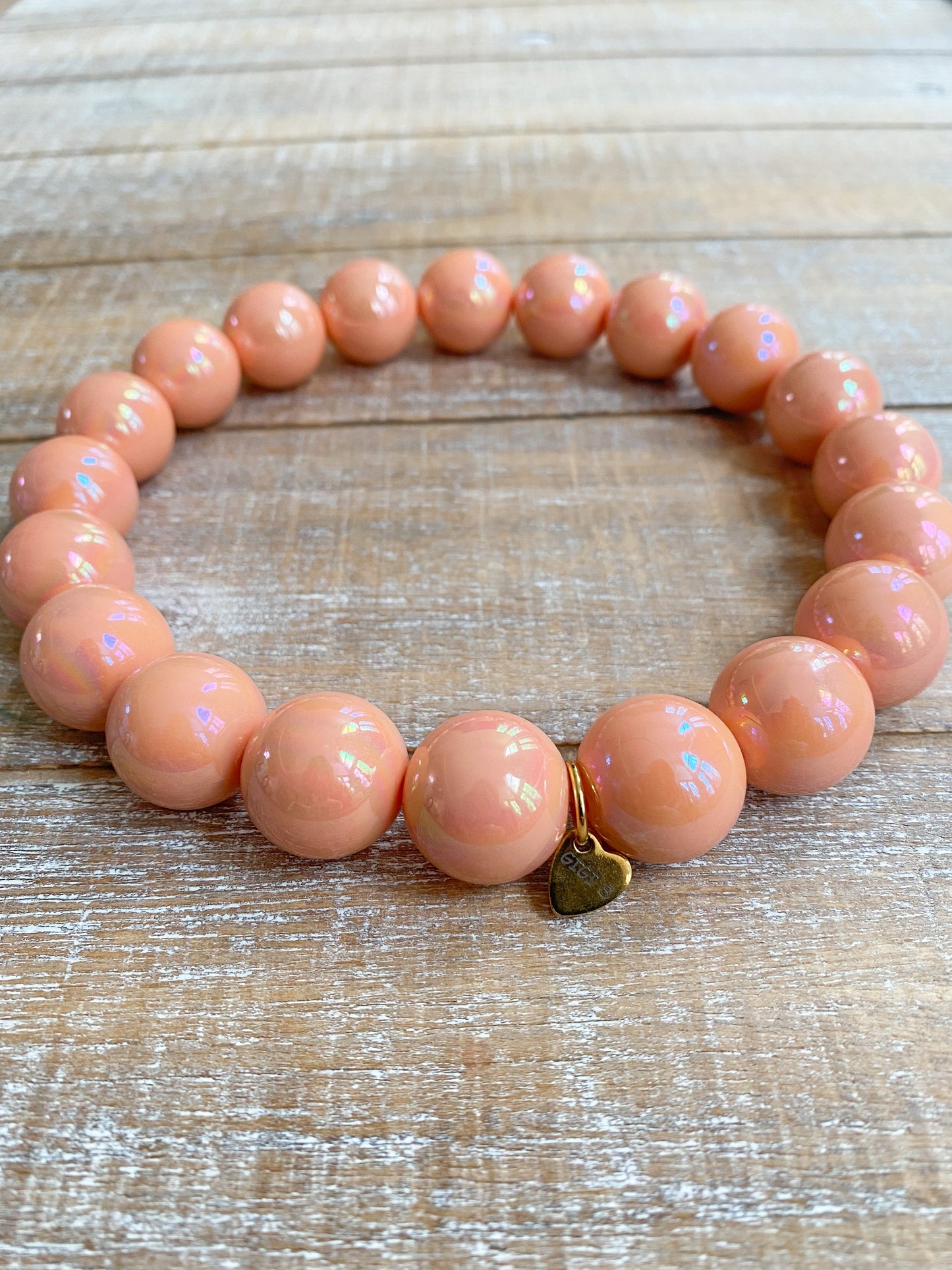 Silky Peach Necklace